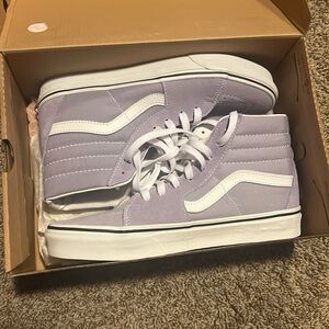 Lavender High Top Vans